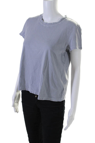 Beyond Yoga Standard James Perse Womens Tee Shirt White Gray Size Medium 2 Lot 2