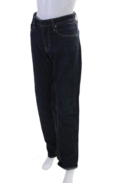 AG Adriano Goldschmied Mens Cotton 5 Pocket Straight Leg Jeans Blue Size 31X34