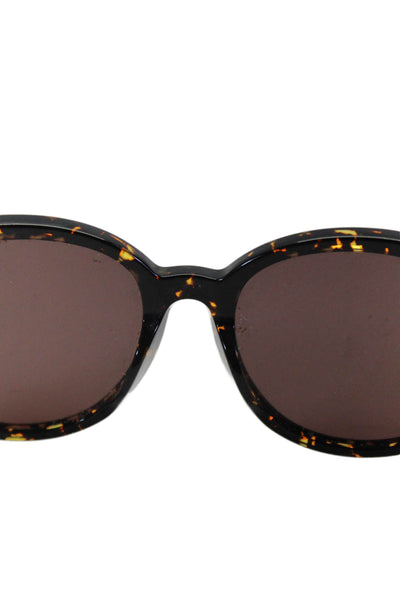 Le Specs Fantasy Womens Abstract Print Sunglasses Plastic Brown