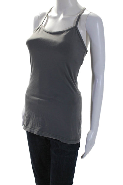 Lululemon Womens Sleeveless Round Neck Pullover Athletic  Tank Top Gray Size 6