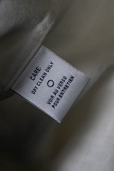 Ralph Lauren Sport Womens Linen Long Sleeves Button Down Shirt White Size 14