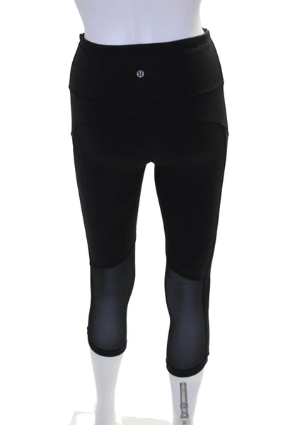 Ivivva by Lululemon Womens Tapered Leg Compression Pants Black Size 6