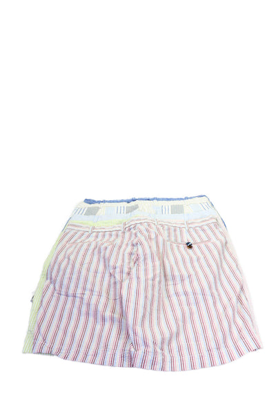 Brooks Brothers Mens Cotton Striped Print Bermuda Shorts White Size EUR 40 Lot 4