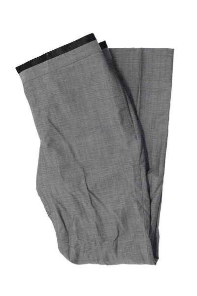 The Kooples Mens Flat Front Tapered Leg Dress Pants Gray Size 44