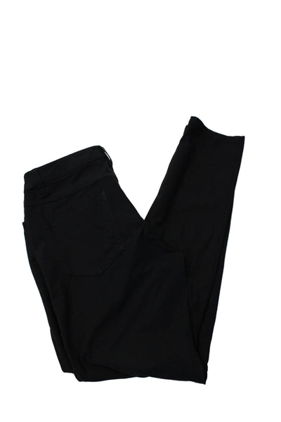 Lululemon Mens Mid Rise Slim Leg Flat Front Casual Pants Black Size 28