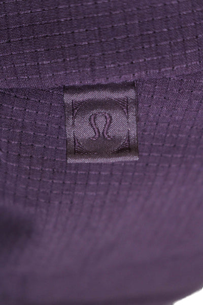 Lululemon Men's Button Closure Flat Front Dress Shorts Purple Size M