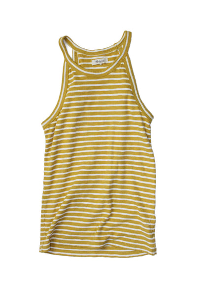 Madewell Women's Round Neck Sleeveless Tank Top Striped Size XS Lot 2