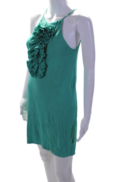 Catherine Catherine Malandrino Womens Spaghetti Strap Long Dress Green Small