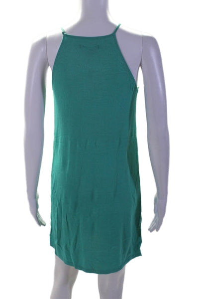 Catherine Catherine Malandrino Womens Spaghetti Strap Long Dress Green Small
