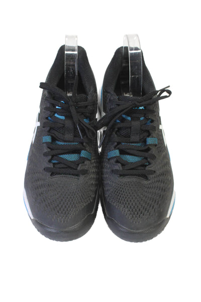 Asics Mens Flyte Foam Lace Up Low Top Dynawall Sneakers Black Blue Size 9