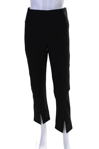 Athleta Women's Hook Closure Flat Front Straight Leg Dress Pants Black Size 6