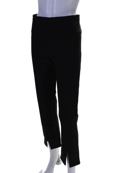 Athleta Women's Hook Closure Flat Front Straight Leg Dress Pants Black Size 6