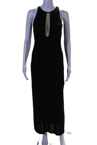 Bailey 44 Women's Round Neck Sleeveless Fitted Maxi Dress Black Size XS