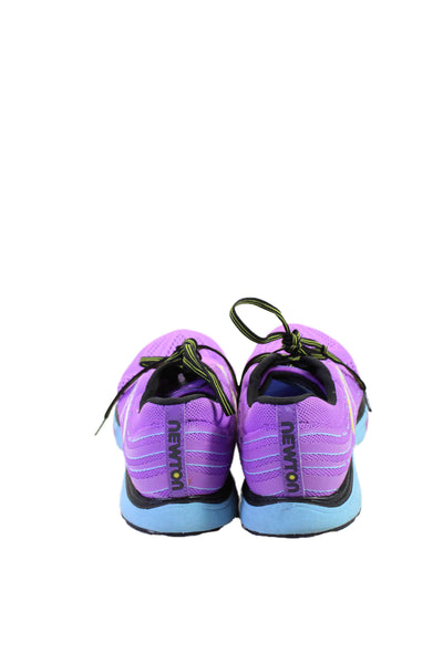 Newton Womens Mesh Knit Lace Up Kimset 9 Running Sneakers Purple Size 11US 42.5E