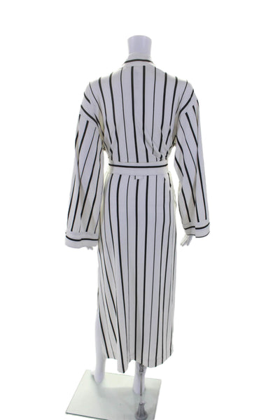 Alice + Olivia by Stacey Bendet x Mason Grey Womens Striped Dress White Size XS