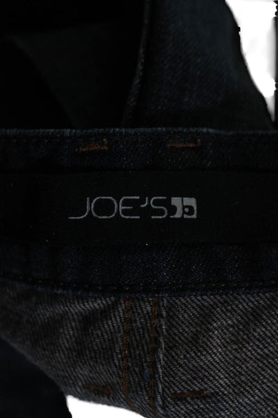 Joes Mens Mid Rise The Classic Fit Dark Field Wash Jeans Blue Cotton Size 32