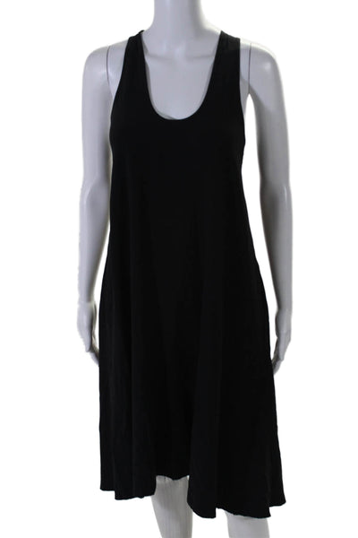 Helmut Lang Womens Scoop Neck Sleeveless A Line Dress Black Size XS