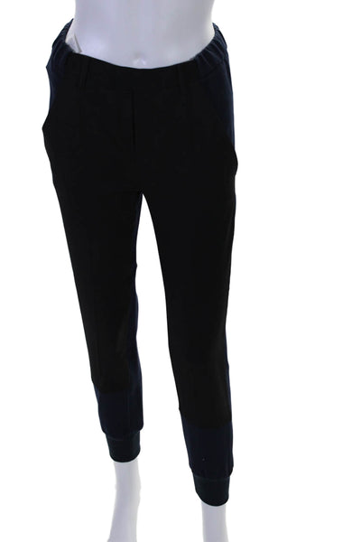 MM6 Maison Margiela Womens Pull On Harem Pants Navy Blue Black Size Extra Small