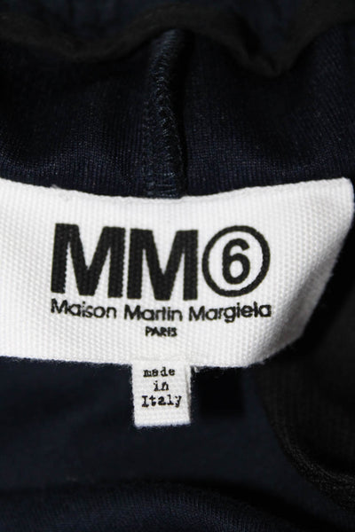 MM6 Maison Margiela Womens Pull On Harem Pants Navy Blue Black Size Extra Small