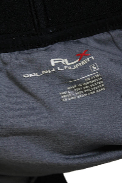 Ralph Lauren Women's Elastic Waist Pockets Athletic Running Shorts Black Size S