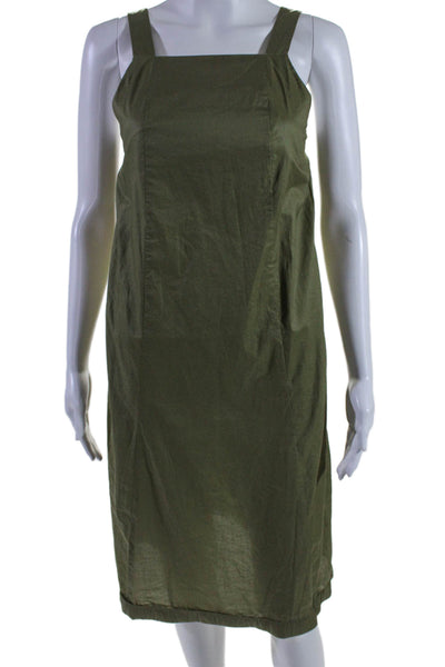 Kate Spade Saturday Womens Sleeveless Square Neck Shift Dress Green Size XS