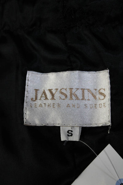 Jayskins Womens Suede Drawstring Waist High-Rise Tapered Pants Black Size S