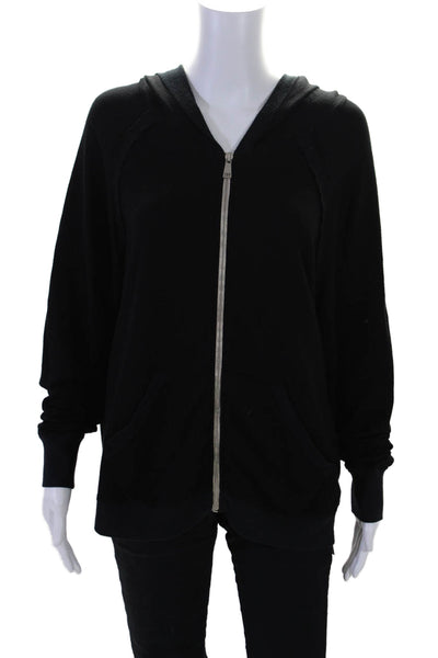 Tyler Jacobs Feel The Piece Womens Lightweight Full Zip Jacket Black Size M