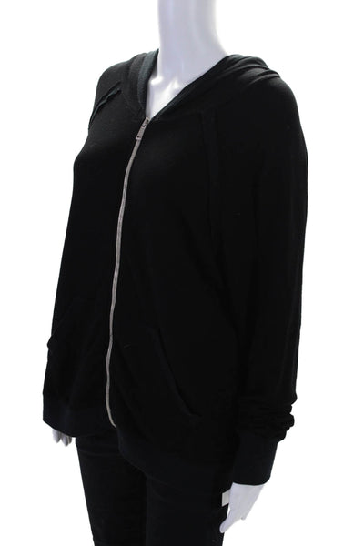 Tyler Jacobs Feel The Piece Womens Lightweight Full Zip Jacket Black Size M