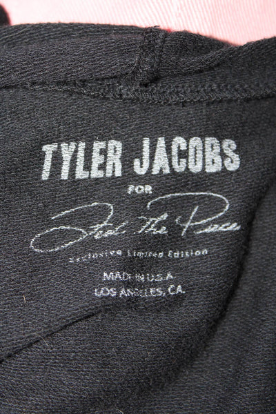 Tyler Jacobs Feel The Piece Womens Lightweight Full Zip Jacket Black Size M