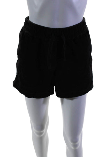 & Other Stories Women's Elastic Drawstring Waist Pockets Shorts Black Size XS