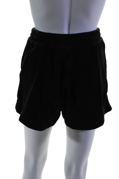 & Other Stories Women's Elastic Drawstring Waist Pockets Shorts Black Size XS