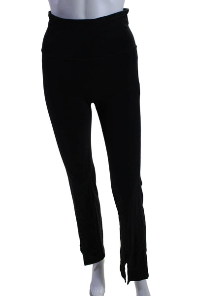 Athleta Women's High Waist Full Length Slit Hem Bootcut Legging Set Black Size S