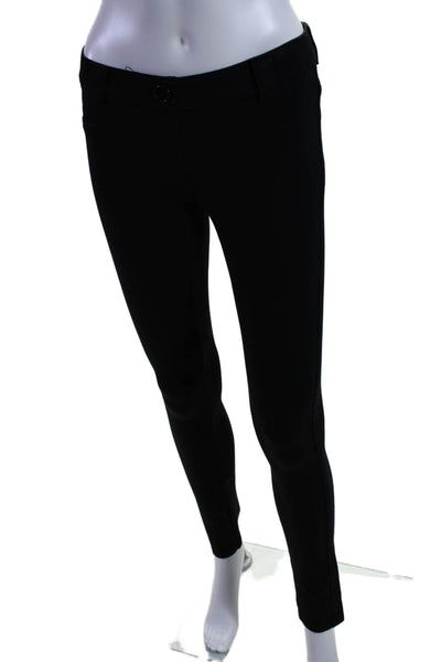 Theory Womens Stretch Low Rise Pull On Skinny Leg Jeggings Black Size PP