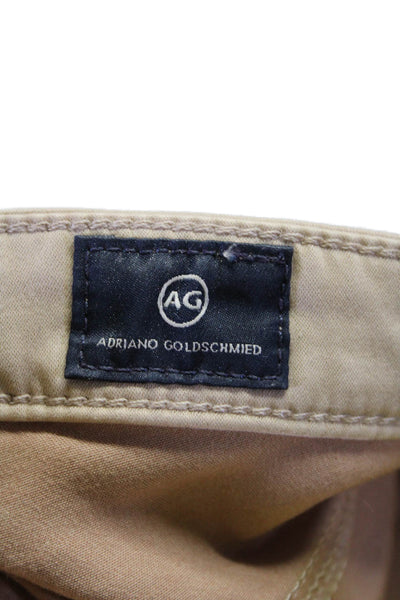 AG Adriano Goldschmied Womens Beige The Leggings Ankle Skinny Pants Size 26