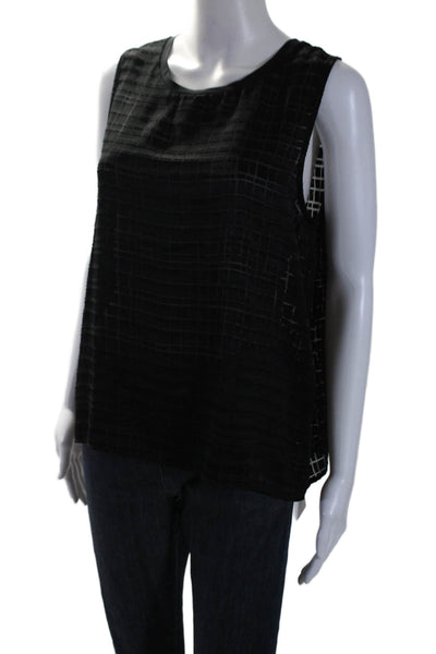 Generation Love Womens Sleeveless Crew Neck Pullover Tank Top Black Size Medium