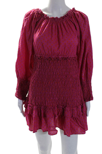 Alexis Womens Marilena Dress Pink Size 4 12314945