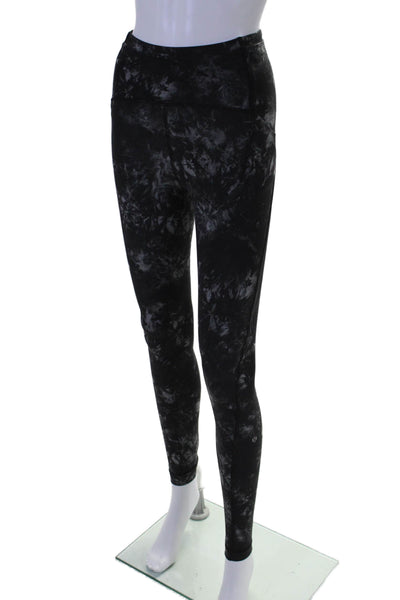 Lululemon Womens High Rise Abstract Printed Ankle Leggings Gray Size 2