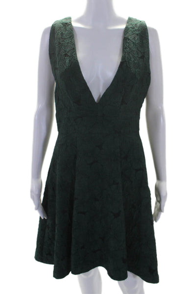 Paper Crown Womens Green Amsterdam Dress Green Size 6 10335819