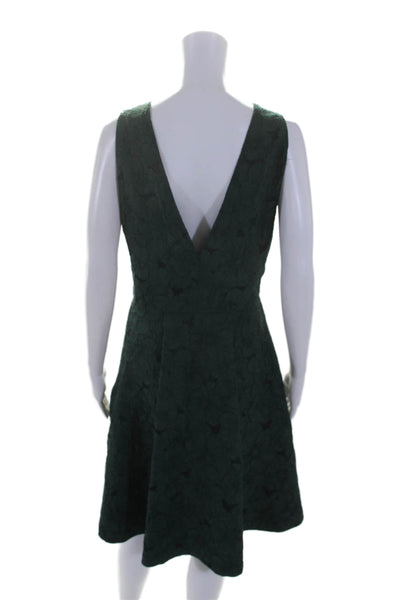 Paper Crown Womens Green Amsterdam Dress Green Size 6 10335819