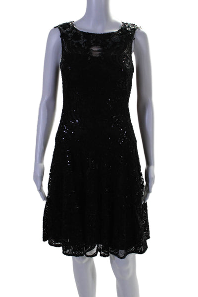 Marchesa Notte Womens Lockhart Dress Black Size 0 10235557