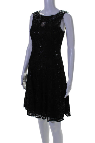 Marchesa Notte Womens Lockhart Dress Black Size 0 10235557