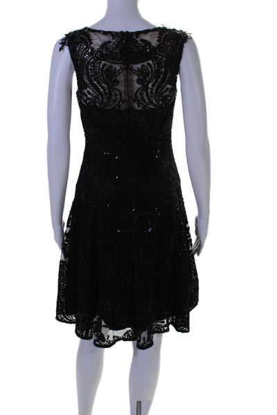 Marchesa Notte Womens Lockhart Dress Black Size 0 10235557