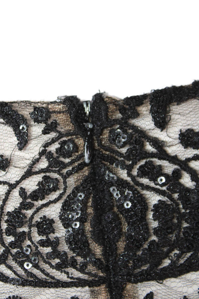 Marchesa Notte Womens Lockhart Dress Black Size 0 12904738