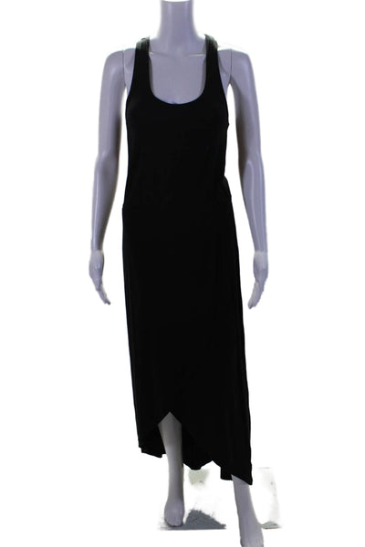 Splendid Womens Scoop Neck Sleeveless Slit Sundress Black Size XS