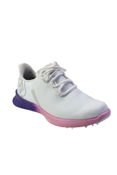 FootJoy Womens Textile Colorblock Print Stratrolite Sneakers Multicolor Size 7.5