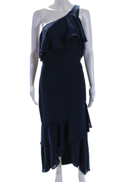 Parker Womens Navy Sharon Gown Blue Size 4 11089266