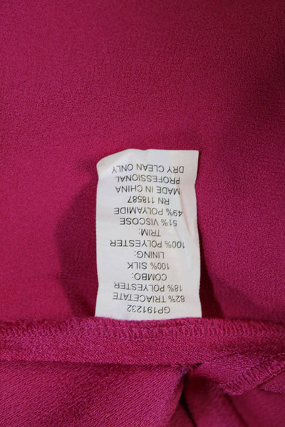 Jason Wu Womens Pink Crepe Back Satin Dress Pink Size 6 12537521