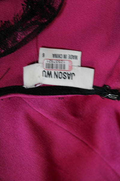Jason Wu Womens Pink Crepe Back Satin Dress Pink Size 6 12537521