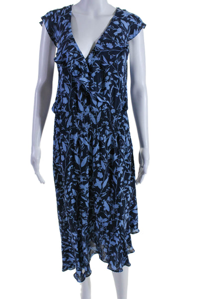 Parker Womens Blue Brynlee Dress Blue Size 10 12536742