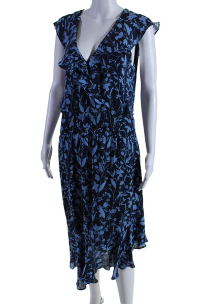 Parker Womens Blue Brynlee Dress Blue Size 10 12536742